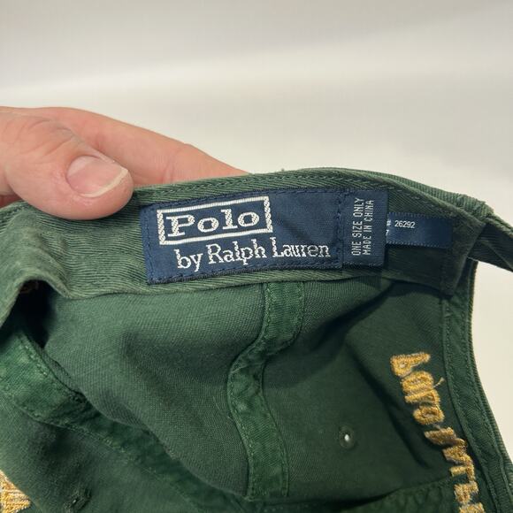 Polo Ralph Lauren New York NY Equestrian Hat “Green” PRLC - Picture 6 of 7
